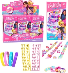 Kit créatif DIY de bracelets avec pendentifs et lettres – 4 bracelets réglables