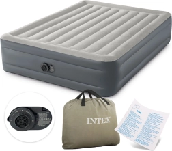 Matelas gonflable avec pompe intégrée 203 × 152 × 46 cm INTEX