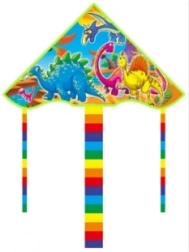 Cerf-volant avec motif de dinosaure marin 91 × 50 cm