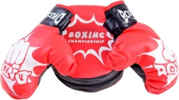 Ensemble de boxe avec gants et support d'impact