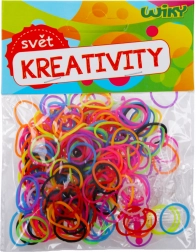 Élastiques magiques à tresser de différentes couleurs, 200 pcs