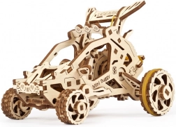 Puzzle mécanique 3D en bois mini buggy UGEARS, 80 pièces