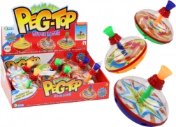 Toupie traditionnelle pour enfants 15 cm x 14 cm, 3 motifs