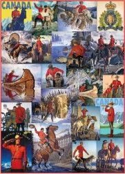 Puzzle collage Gendarmerie royale du Canada 1000 pièces EUROGRAPHICS