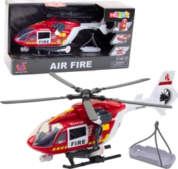 Hélicoptère de secours des pompiers avec lumières et sons 1:12