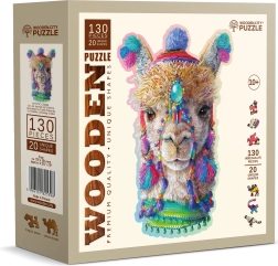 Puzzle en bois Lama mystique 130 pièces WOODEN CITY