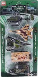 Ensemble militaire de véhicules et d’aéronefs 5 pcs