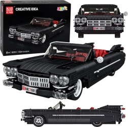 Maquette de cabriolet classique Cadi-Elrado noire – 1324 pièces