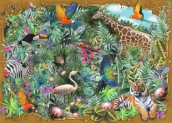 Puzzle Ravensburger 1000 pièces Dans les profondeurs de la jungle