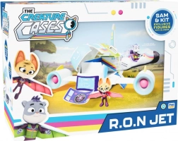 Avion THE CREATURE CASES avec figurines Sam et Kit