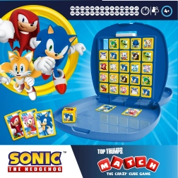 Sonic Top Trumps Match – jeu de logique portable pour enfants