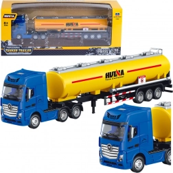 Camion-citerne jaune Huina 1:50