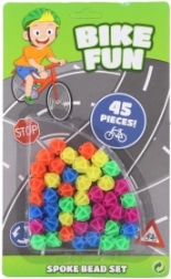 Perles colorées pour vélo