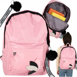 Sac à dos scolaire rose pour la jeunesse