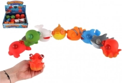 Animaux marins antistress à presser en silicone 9–10 cm, assortiment
