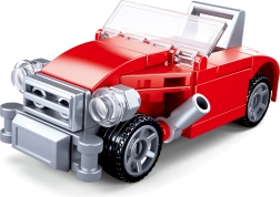 Sluban cabriolet rouge – jeu de construction