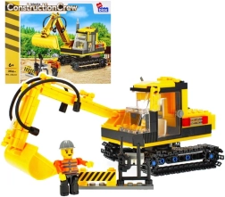 Kit pelleteuse de chantier avec figurine et accessoires