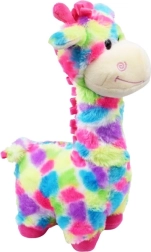 Girafe en peluche colorée 32 cm