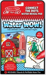 Livre à colorier à l’eau Water WOW! Peinture par numéros
