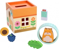 Petit Collage maison pour le hamster Hugo – mini set en bois