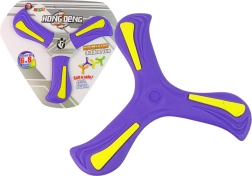 Disque boomerang volant violet pour enfants