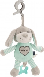 Jouet en peluche éducatif musical avec clip BABY MIX chien menthe