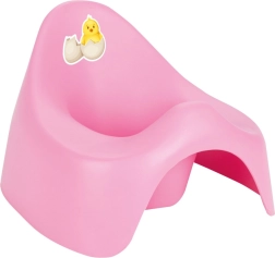 Pot de chambre pour enfants en plastique rose