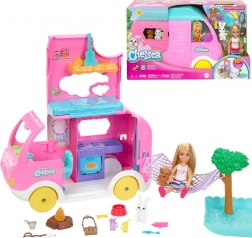 Barbie Chelsea set de camping rose