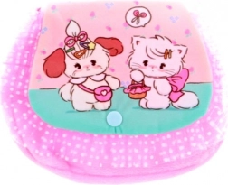 Sac bandoulière en peluche à motif animalier