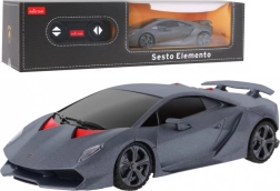 Voiture de sport RC 1:24 Lamborghini Sesto Elemento grise télécommandée