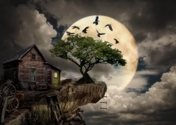 Puzzle ENJOY chalet sur la falaise 1000 pièces