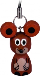Porte-clés en bois mini souris Detoa