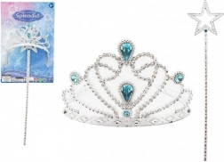 Ensemble de beauté pour princesses - Couronne et baguette