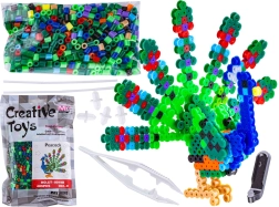 Perles à repasser 3D – paon en sachet