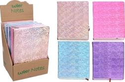 Carnet ligné 21 × 14,5 cm, 100 pages – assortiment de couleurs