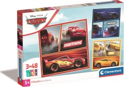 Puzzle 3x48 pièces Disney Cars