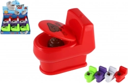 Jouet de pulvérisation amusant en forme de toilette - 4 variantes de couleur