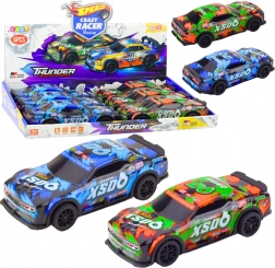 Voiture de course à friction avec lumières et sons