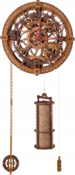 Puzzle 3D Wooden City horloge murale industrielle en bois