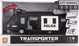 Hélicoptère de police avec lumière et son