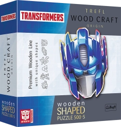 Puzzle en bois double face TREFL Wood Craft Origin Transformers Optimus Prime, 505 pièces