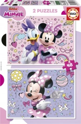 Puzzle Educa Minnie 2×48 pièces