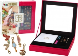 Kit créatif de fabrication de bijoux pour enfants – perles et pendentifs dans une boîte cadeau