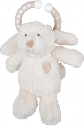 Bigjigs Baby chien sensoriel vibrant avec anneau de dentition