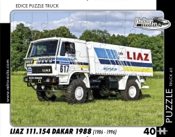 RETRO-AUTA puzzle TRUCK : LIAZ 111.154 Dakar 1988, 40 pièces