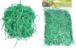 Herbe décorative en papier verte