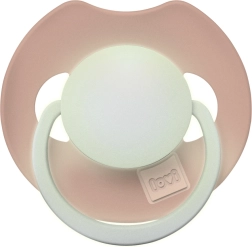 Tétine en silicone lumineuse LOVI Prime 0–6 m, Blush