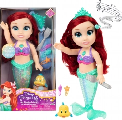 Disney Princess ARIEL chantante – sirène avec accessoires 35 cm
