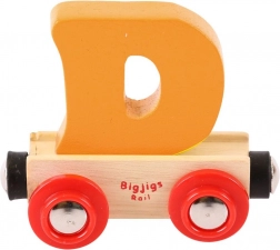 Bigjigs Rail petit train en bois avec la lettre D