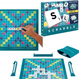 Jeu de mots familial Scrabble Original 2-en-1 – classique et en équipe